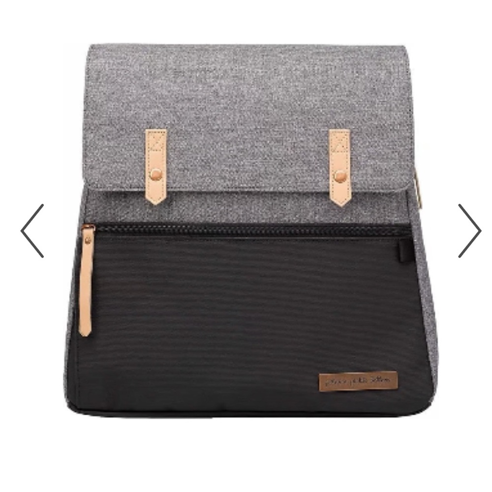 Brand new! Petunia Pickle Bottom META Backpack Diaper Bag, Graphite/Black
